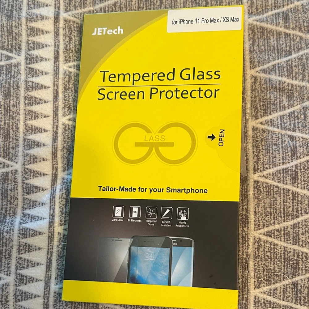 JETech Tempered Glass Screen Protector for iPhone 11 Pro Max/XS Max